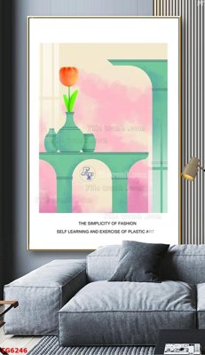 File ảnh File bộ tranh treo tráng gương TG6246 (gốc) dùng in Pano