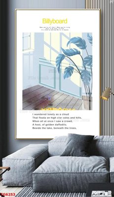 File tranh File bộ tranh treo tráng gương TG6253 (gốc) in backlit film