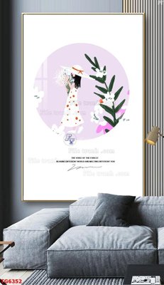 File tranh gốc File bộ tranh treo tráng gương TG6352 (bản đẹp) độc quyền