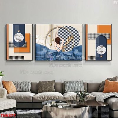 Tải file File bộ tranh treo tráng gương TG6377 (PSD) cho in ấn quảng cáo