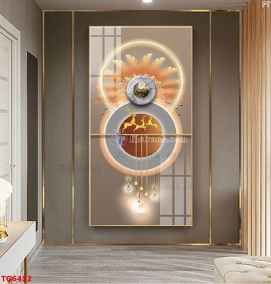 File gốc File bộ tranh treo tráng gương TG6412 (in mica) làm quà tặng