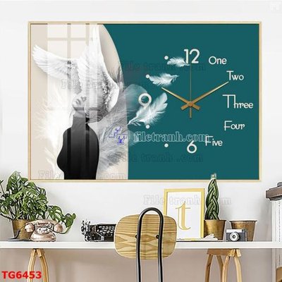 File gốc File bộ tranh treo tráng gương TG6453 (PNG) nền trong suốt