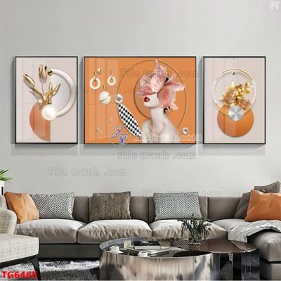 Tải file File bộ tranh treo tráng gương TG6465 (gốc) làm file tranh quảng cáo
