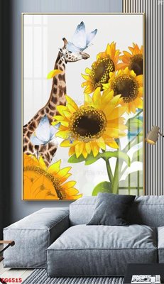 File tranh File bộ tranh treo tráng gương TG6515 (file gốc) chuẩn màu in