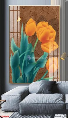 File in trần File bộ tranh treo tráng gương TG6564 (file gốc) phong thủy