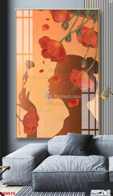 Ảnh gốc File bộ tranh treo tráng gương TG6574 (độ nét cao) in tráng gương