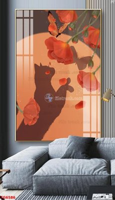 File in ấn File bộ tranh treo tráng gương TG6586 (bản gốc) từ file gốc