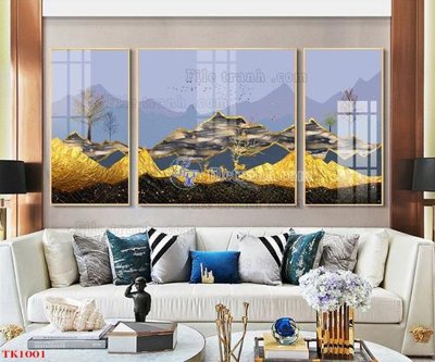 File tranh File tranh bộ in tráng gương hiện đại TK1001 (ảnh gốc) độc quyền