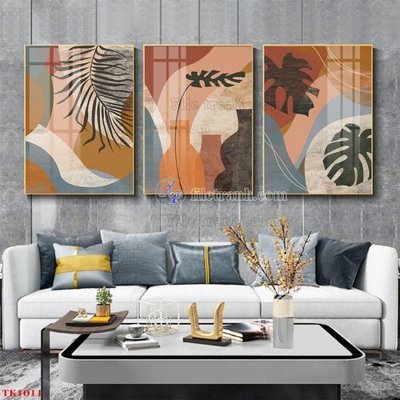 Download file gốc File tranh bộ in tráng gương hiện đại TK1011 (in mica) trang trí