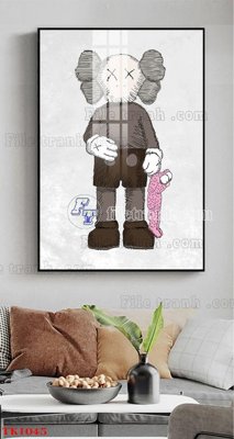 File gốc File tranh bộ in tráng gương hiện đại TK1045 (phiên bản chuẩn) để in ấn