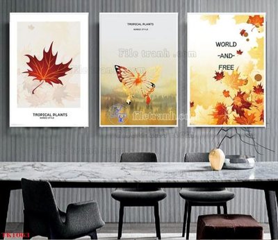 File in ấn File tranh bộ in tráng gương hiện đại TK1063 chuyên nghiệp