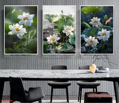 Ảnh gốc File tranh bộ in tráng gương hiện đại TK1108 (nét căng) in mica