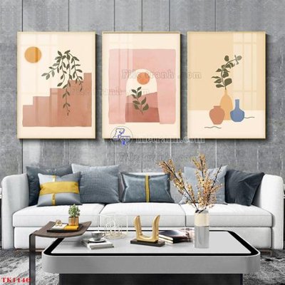 Hình ảnh file gốc in trần nhà File tranh bộ in tráng gương hiện đại TK1146