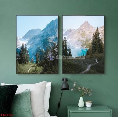 Tải file File tranh bộ in tráng gương hiện đại TK1153 (gốc) làm tranh trang trí