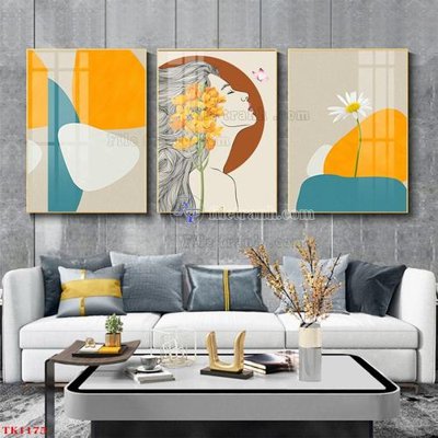 File gốc File tranh bộ in tráng gương hiện đại TK1175 (ảnh chi tiết) để in trần