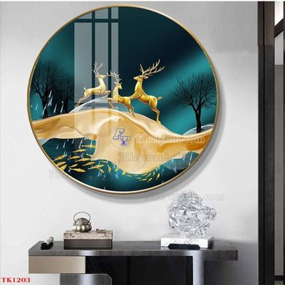 File in trần File tranh bộ in tráng gương hiện đại TK1203 (file gốc) xuyên sáng