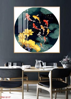 Hình ảnh file gốc File tranh bộ in tráng gương hiện đại TK1217 cho in UV