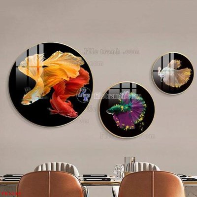 File gốc File tranh bộ in tráng gương hiện đại TK1241 (PSD/TIFF) độ phân giải cao