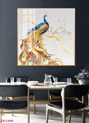 Download file gốc File tranh bộ in tráng gương hiện đại TK1290 (in lụa) cao cấp