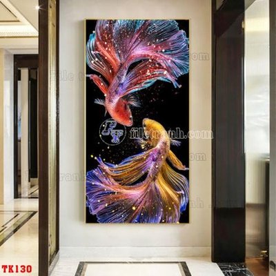 File tranh quảng cáo File tranh hiện đại pha lê gương hot TK130 (download file gốc)