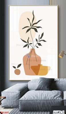 File tranh gốc File bộ tranh treo tráng gương TK1337 (bản quyền) độc đáo