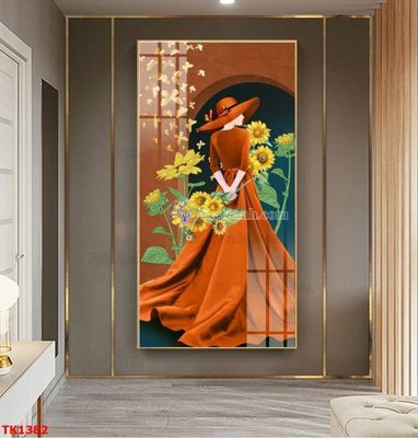 File tranh File bộ tranh treo tráng gương TK1382 (ảnh gốc) chi tiết rõ ràng