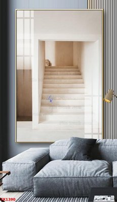 File gốc File bộ tranh treo tráng gương TK1390 (phong cách) châu Âu