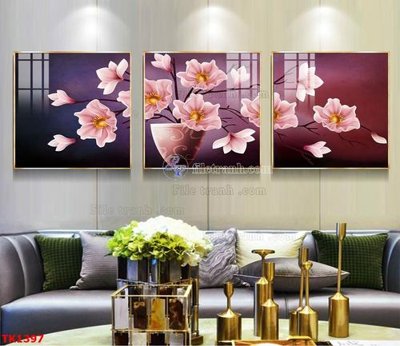 File gốc File bộ tranh treo tráng gương TK1397 (thiết kế) cho in ấn