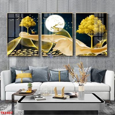 File ảnh gốc File bộ tranh treo tráng gương TK1407 (chuyên in mica)