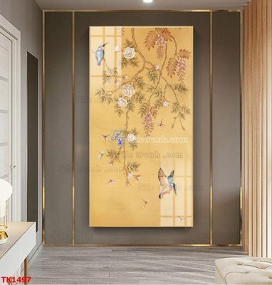 File tranh File bộ tranh treo tráng gương TK1497 (bản gốc) trang trí văn phòng