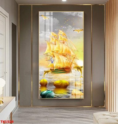 File gốc File bộ tranh treo tráng gương TK1524 (AI/EPS) cho in ấn