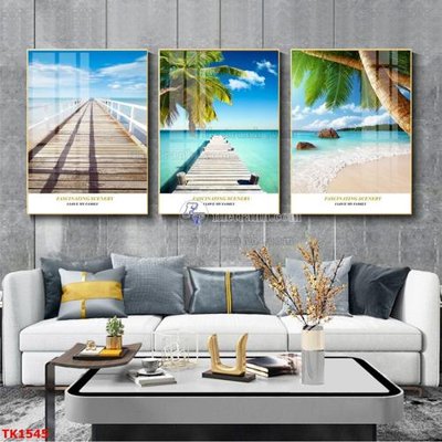 File in lụa File bộ tranh treo tráng gương TK1545 (phong cảnh) File bộ tranh treo tráng gương TK1545