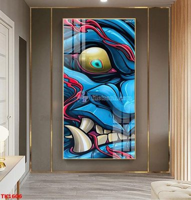 File gốc in tráng gương File bộ tranh treo tráng gương TK1606 chi tiết