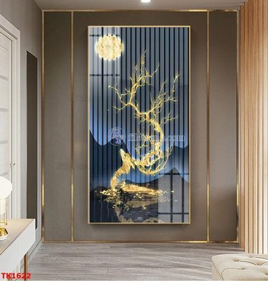 File gốc File bộ tranh treo tráng gương TK1622 (in mica) làm quà tặng