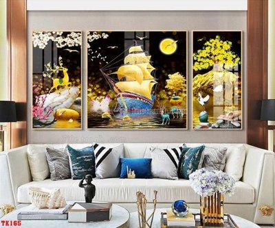 File in ấn cao cấp File tranh hiện đại pha lê gương hot TK165 (file gốc)