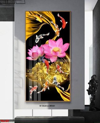 File gốc File tranh hiện đại pha lê gương hot TK167 (in mica) cắt laser