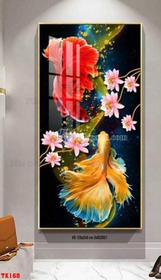 File tranh gốc File tranh hiện đại pha lê gương hot TK168 (bản quyền) Filetranh.com