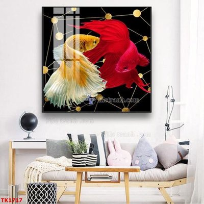 File in ấn File bộ tranh treo tráng gương TK1717 (bản gốc) từ file gốc