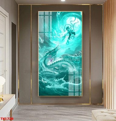 File tranh in trần File bộ tranh treo tráng gương TK1728 (ảnh gốc siêu nét)