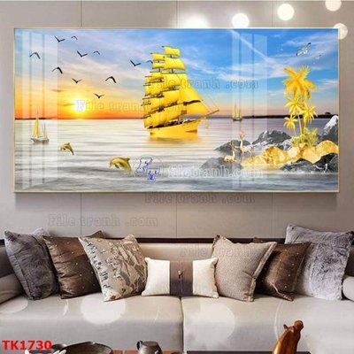 File in lụa File bộ tranh treo tráng gương TK1730 (hoa văn) File bộ tranh treo tráng gương TK1730