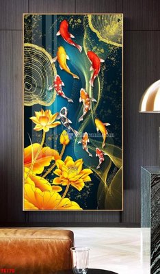 File gốc File tranh hiện đại pha lê gương hot TK175 (ảnh chi tiết) để in lụa