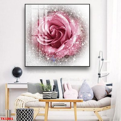 File tranh File bộ tranh treo tráng gương TK1861 (gốc) in vải canvas