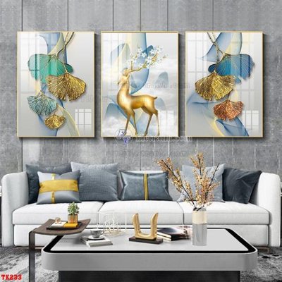 File gốc File tranh hiện đại pha lê gương hot TK233 (in mica) làm bảng hiệu