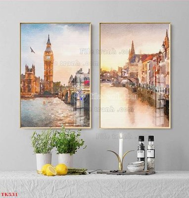 Tải file File tranh bộ in tráng gương hiện đại TK531 (ảnh gốc) file AI/EPS