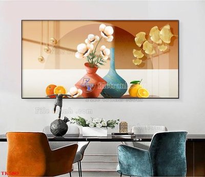 File PSD File tranh bộ in tráng gương hiện đại TK580 (bản gốc) cho nhà in