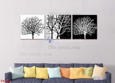 File ảnh File tranh bộ in tráng gương hiện đại TK583 (gốc) in biển hiệu