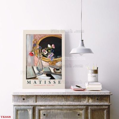 File ảnh File tranh bộ in tráng gương hiện đại TK668 (gốc) in Hiflex