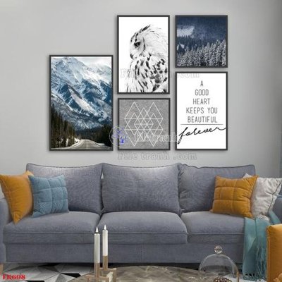 Tải file gốc File tranh bộ in tráng gương hiện đại TK698 (bản PSD) gốc