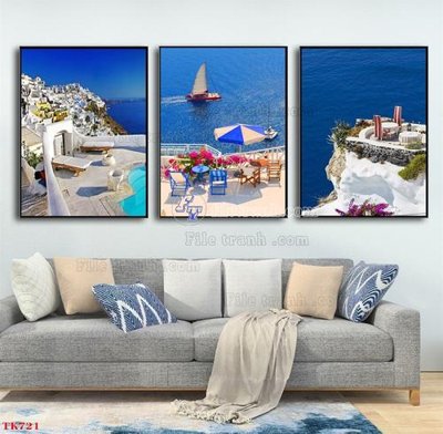 Mua file ảnh gốc File tranh bộ in tráng gương hiện đại TK721 (chất lượng cao)