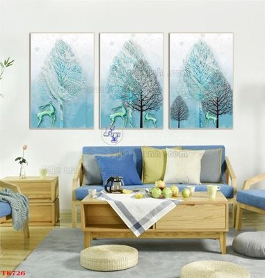 File tranh File tranh bộ in tráng gương hiện đại TK726 (file gốc) chuẩn màu in